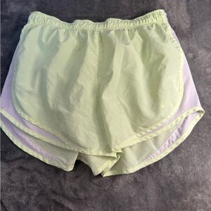 Nike Women's Neon Yellow Shorts